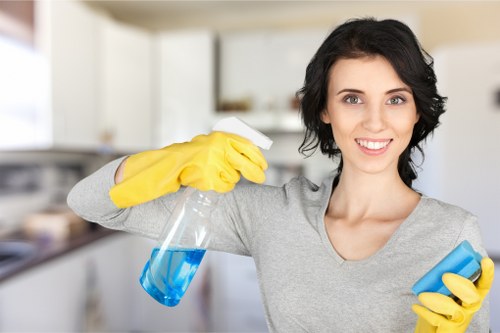Professional carpet maintenance in a retail environment